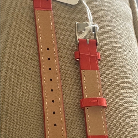 BRISTON-Watch Band-Red Alligator texture&Blue-NEW WITH TAGS-Bundle of 2 - Picture 3 of 10